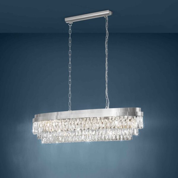 Lustra cu cristale Valparaiso 1 Eglo 39495 - E14 13X40W