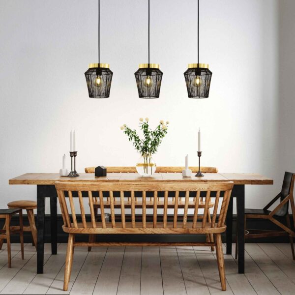 Lustra Escandidos Eglo 99807 - E27 3X40W IP20