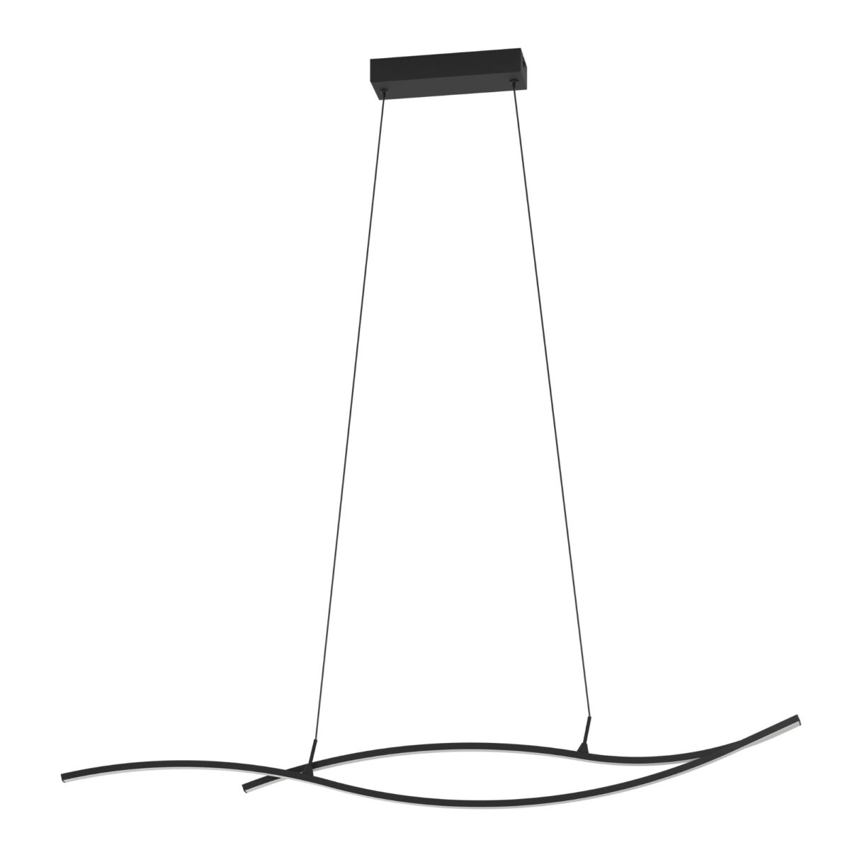 Lustra Grisolia Eglo 901207 este realizată din oțel cu finisaj negru și beneficiază de LED integrat cu o putere de 20W ce oferă lumină neutră 4000K și flux luminos de 2500 lumeni.