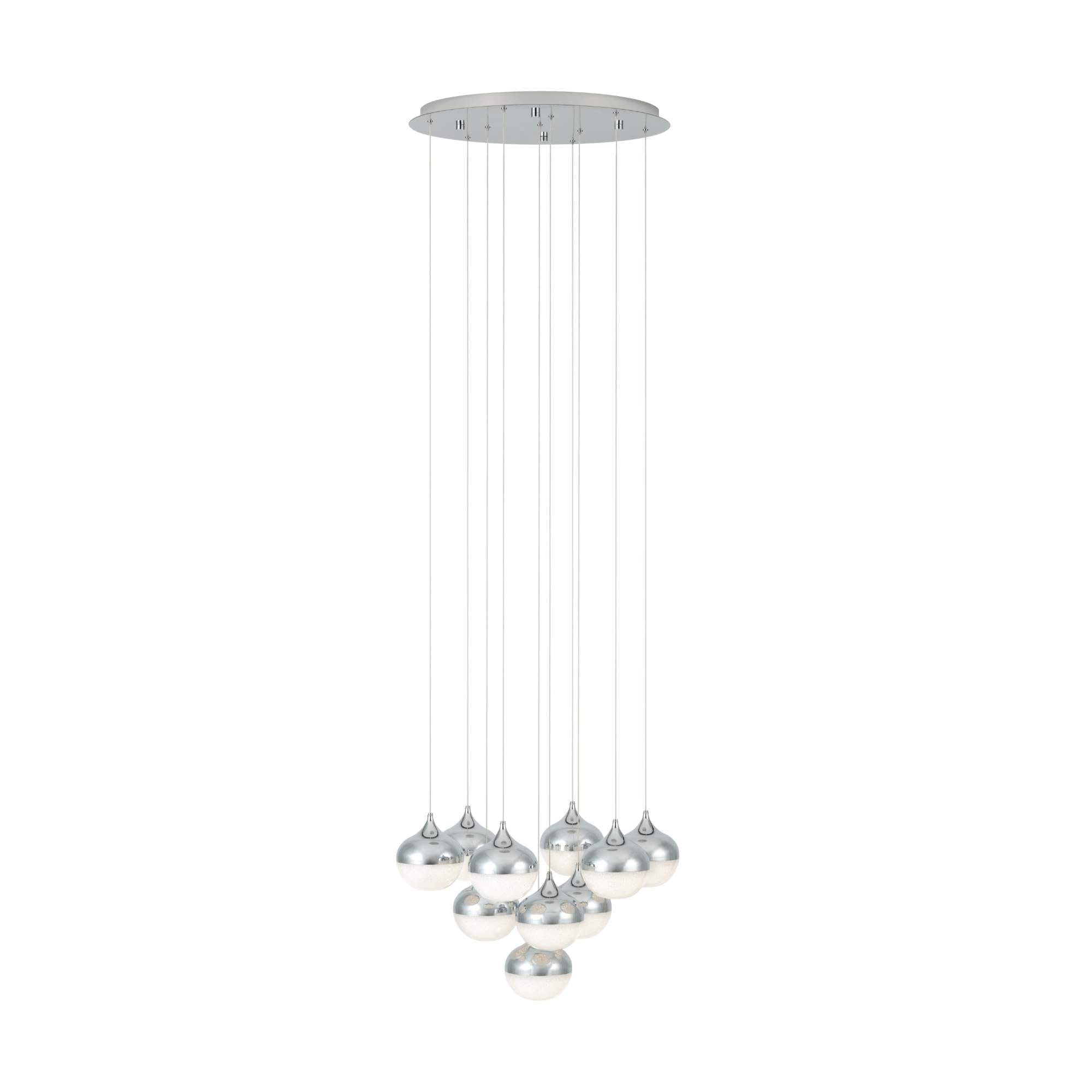 Lustra LED Mioglia Eglo 39527 - Dimabila 10X3,15W 4600Lm 3000K IP20