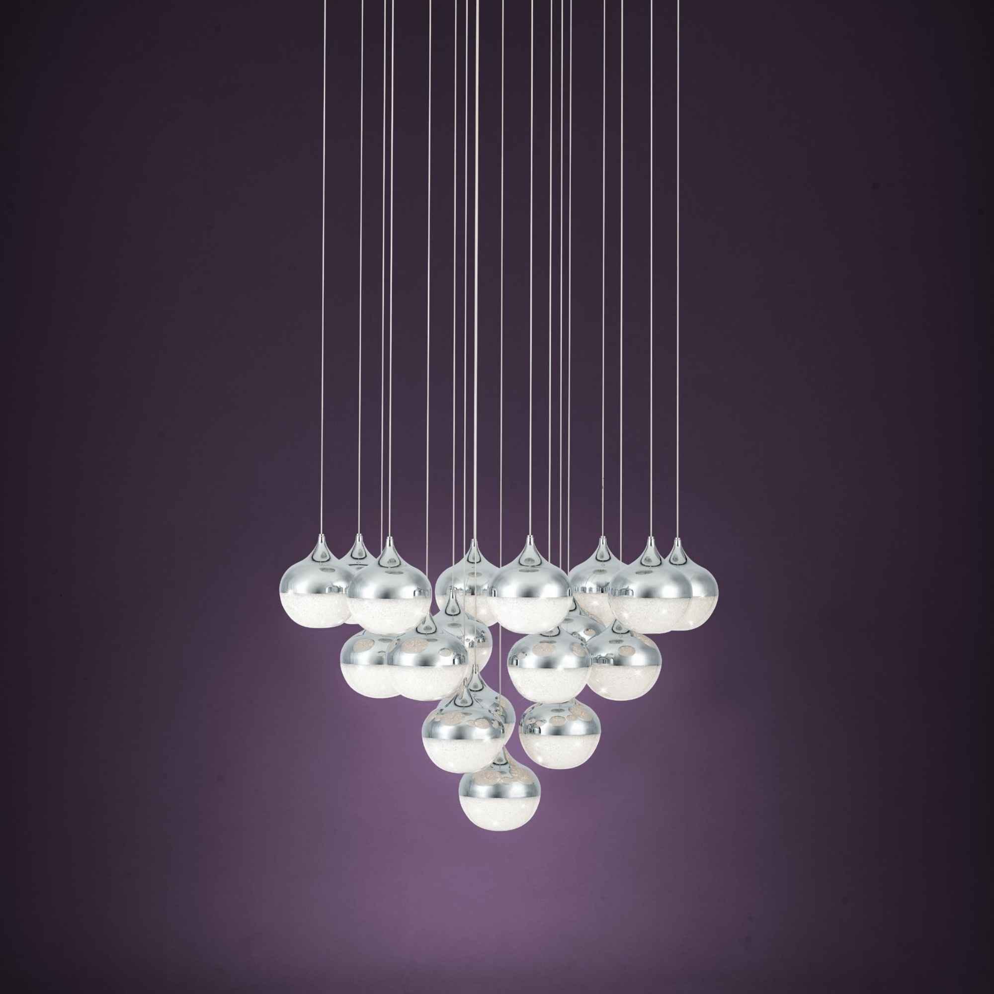 Lustra LED Mioglia Eglo 39528 - Dimabila 18X3,15W 8280Lm 3000K IP20