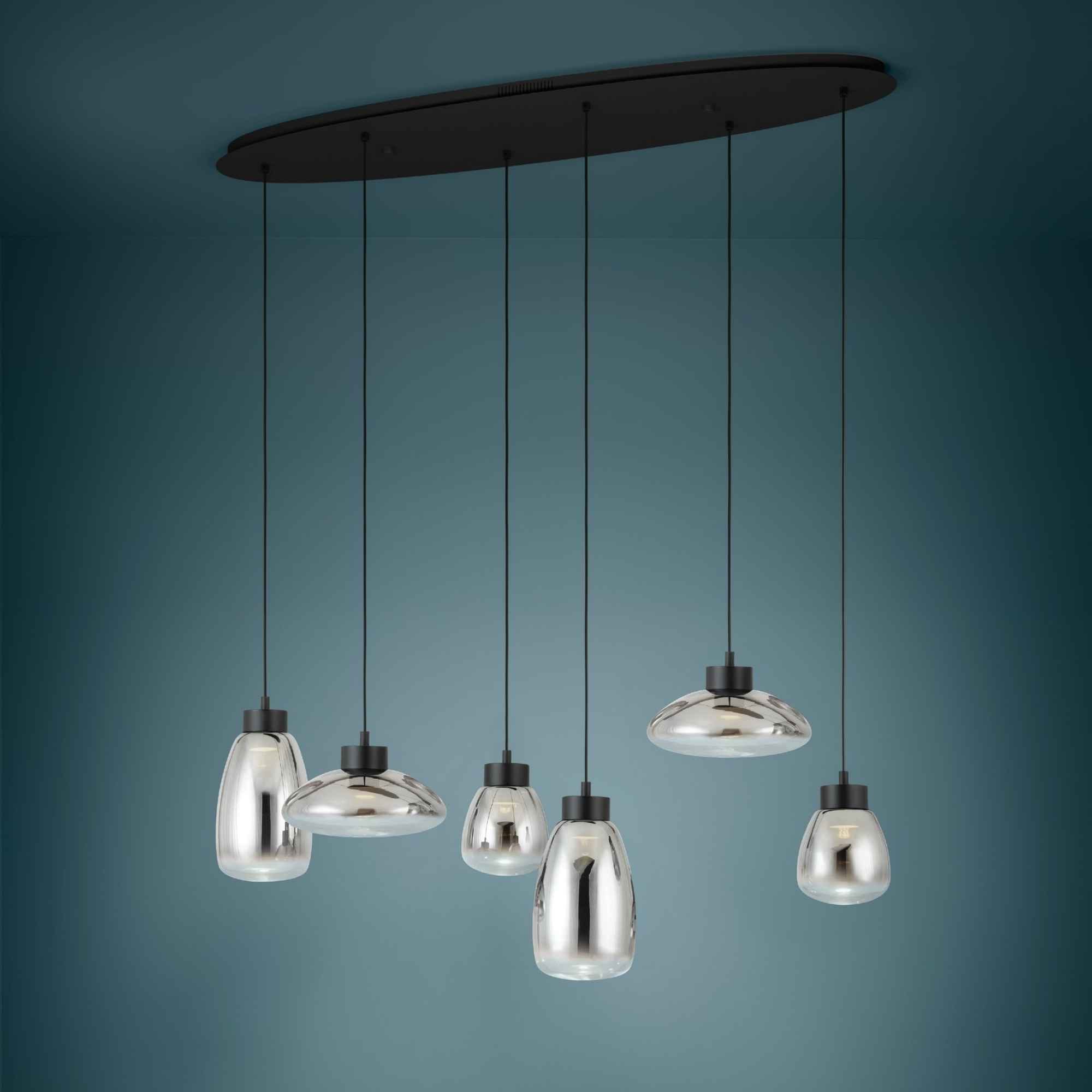 Lustra LED Sarnarra Eglo 390301 - Dimabila 6X5,4W 3060Lm 2700K IP20