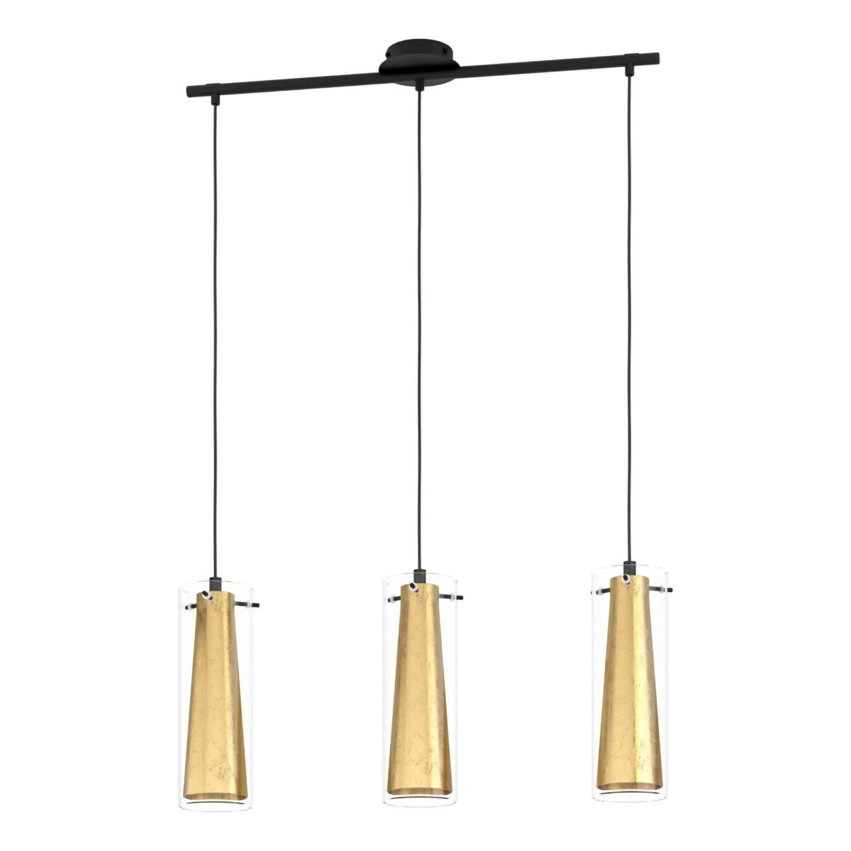 Lustra Pinto Gold Eglo 97652 - E27 3X40W IP20