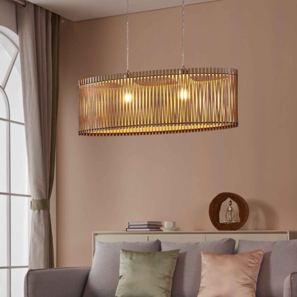 Lustra Sendero Eglo 96194 - E27 2X60W IP20