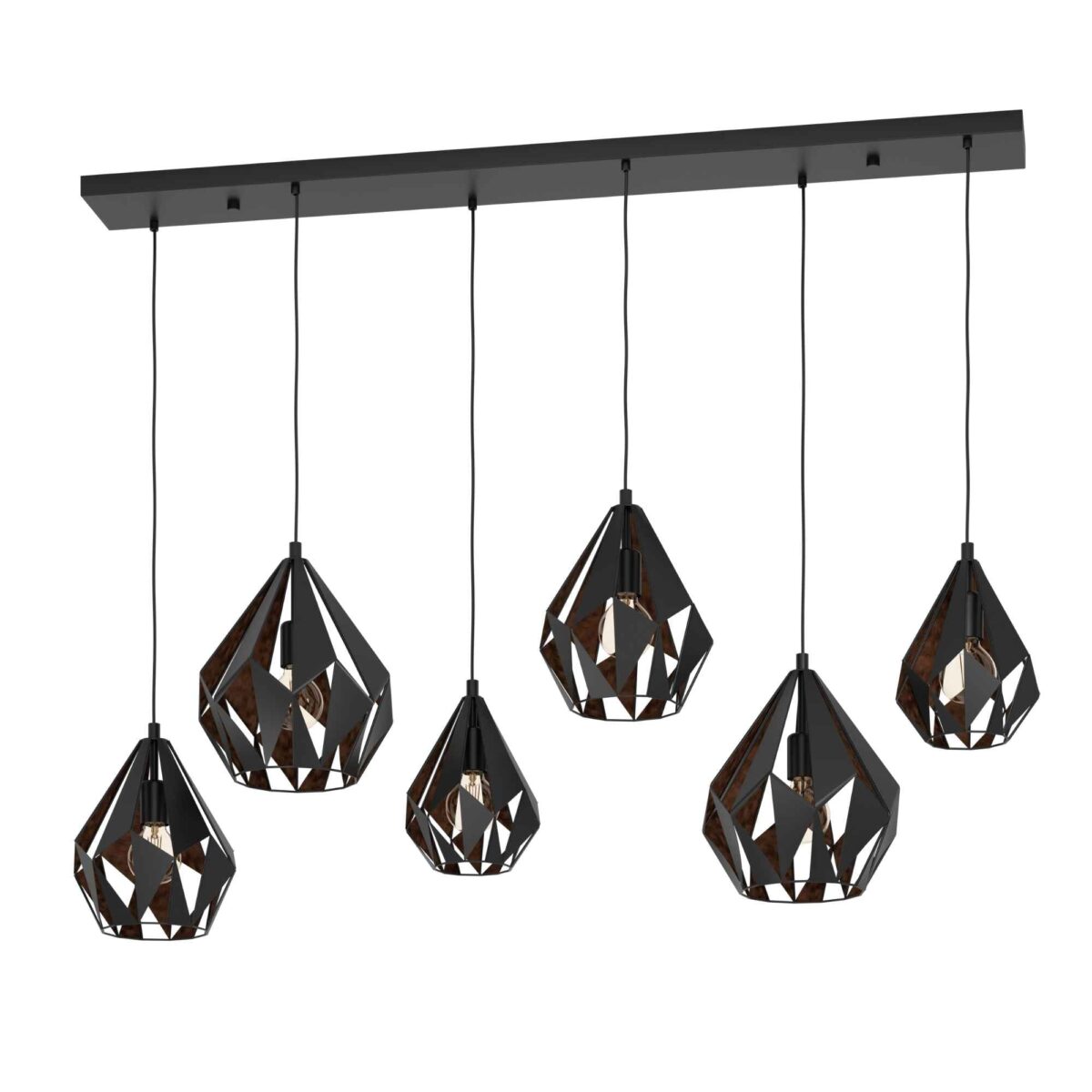 Lustra vintage Carlton 1 Eglo 43846 - E27 6X40W IP20