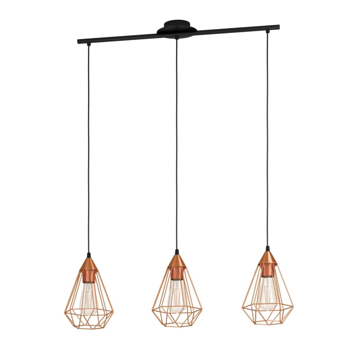 Lustra vintage Tarbes Eglo 94195 - E27 3X60W IP20
