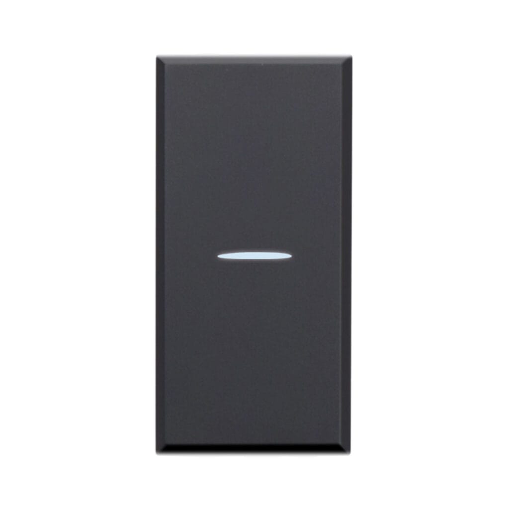 Buton axial cu revenire 1 modul AVE 445005AS Negru matt Buton axial cu revenire 1 modul AVE 445005AS Negru matt