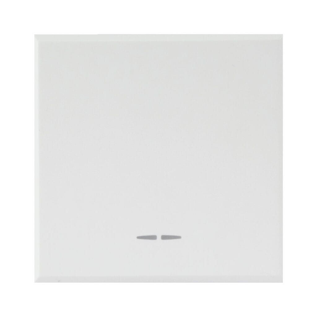 Buton cu revenire 2 module AVE 446005/2 Alb matt Buton cu revenire 2 module AVE 446005/2 Alb matt