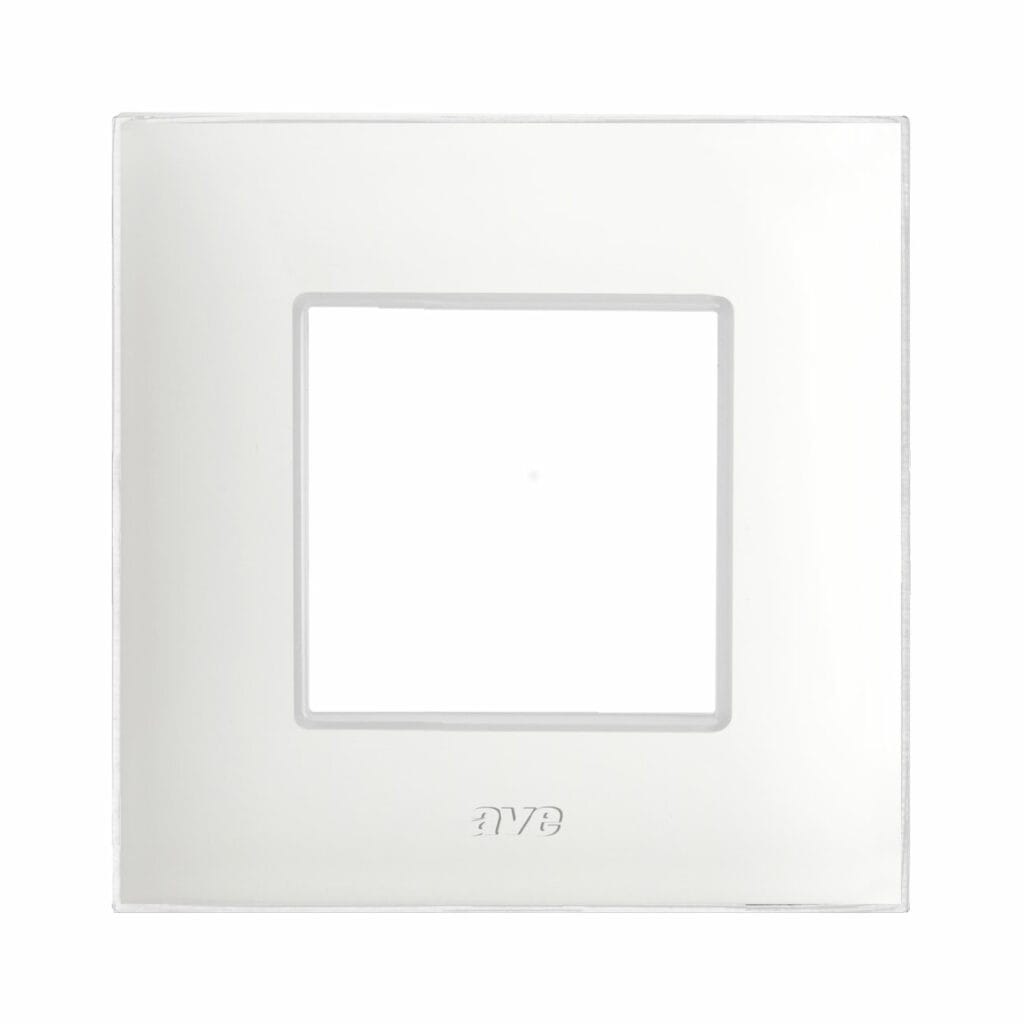 Rama ornament 2 module Young S44 AVE 44PJ32BO Alb matt