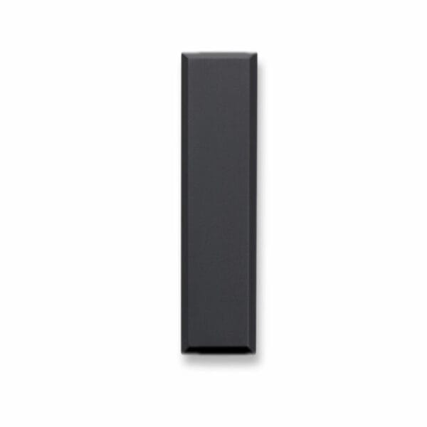 Tasta falsa 1/2 module AVE 445013R Negru matt