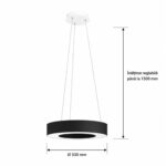 Lustra cu telecomanda Guamare Eglo 39992 - LED 3980Lm 34W 2700-6500K IP20