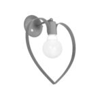 Aplica Amore, 1xE27, gri Milagro MLP9821