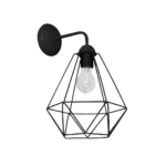 Aplica Basket, 1xE27, negru Milagro MLP7206