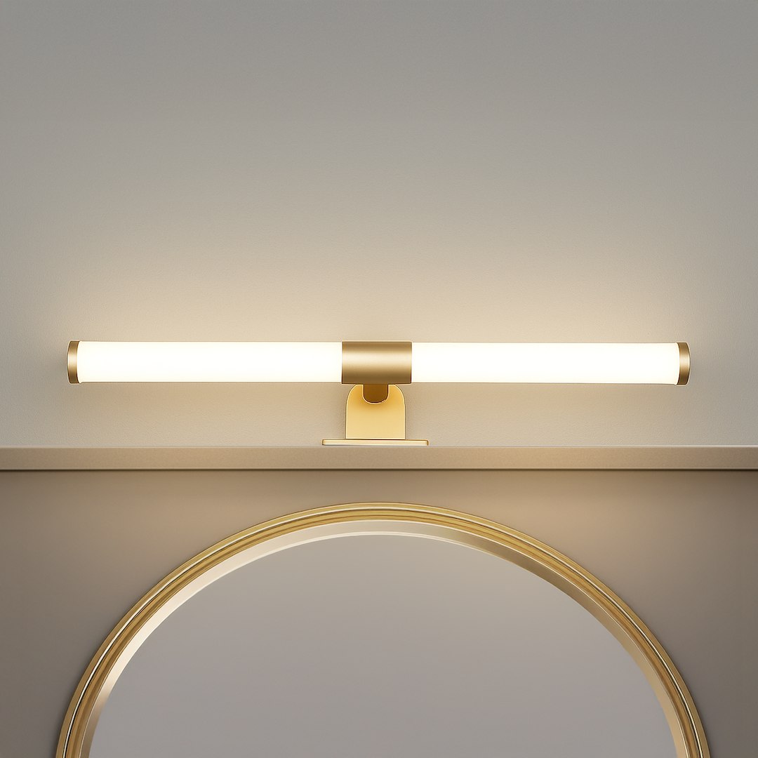 Aplica de perete pentru baie APA, gold, 4000K, LED, 6W Milagro ML2253
