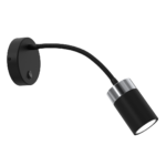 Aplica Flex Joker, 1xGU10, negru/chrom Milagro MLP8534