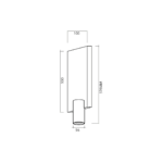 Aplica Genesis, negru/auriu, 1xGU10 Milagro ML0379