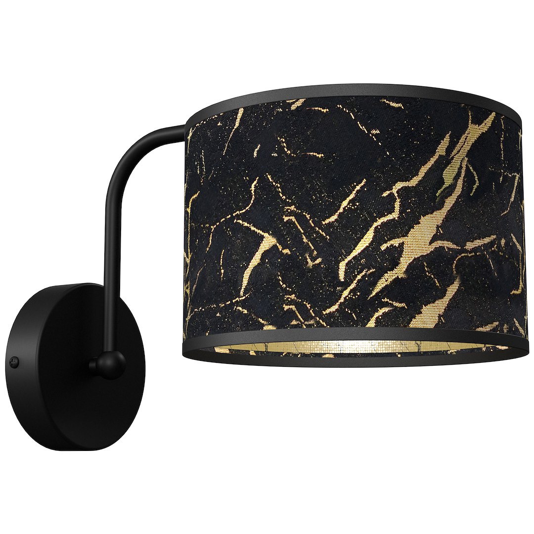 Aplica Senso, negru/gold 1XE27 Milagro MLP7290