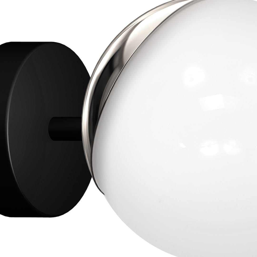 Aplica Sfera, 1xE14, negru/chrome Milagro MLP8870