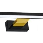 Aplica Shine, negru/gold, 60 cm, 13,8W LED Milagro ML7885