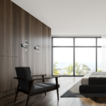 Aplica de perete Twist neagra – LED 12W 4000K 700Lm IP20