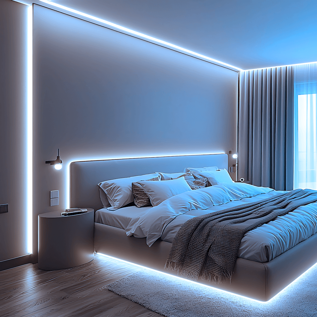 Banda LED 120 LED 48W, lumina calda, alb, IP20, 5 metri Milagro EKPL1824