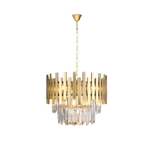 Candelabru cu becuri Aspen auriu – E14 6X40W IP20 D450