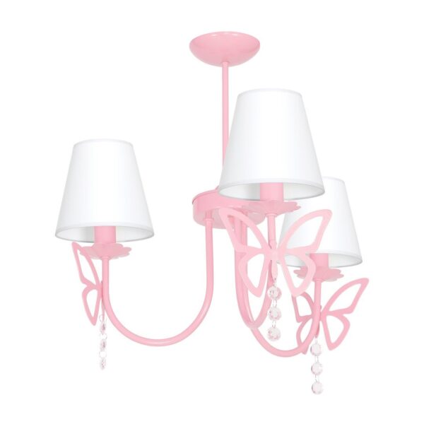 Candelabru Charlotte, roz, 3XE14 Milagro MLP4216