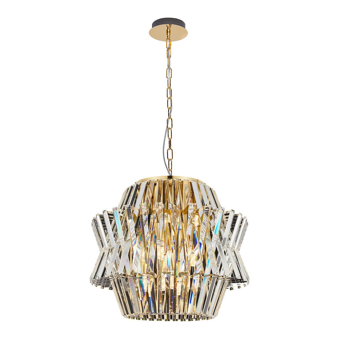Candelabru modern auriu Crown – E14 12X40W IP20 D540