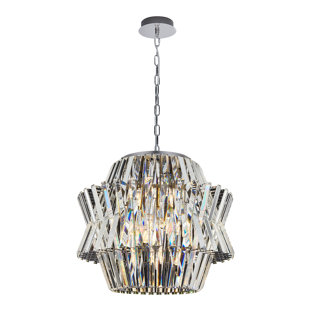 Candelabru modern Crown – E14 12X40W IP20 D540 Crom