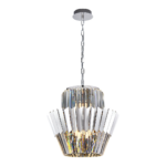 Candelabru suspendat crom Donna – E14 9X40W IP20 D450