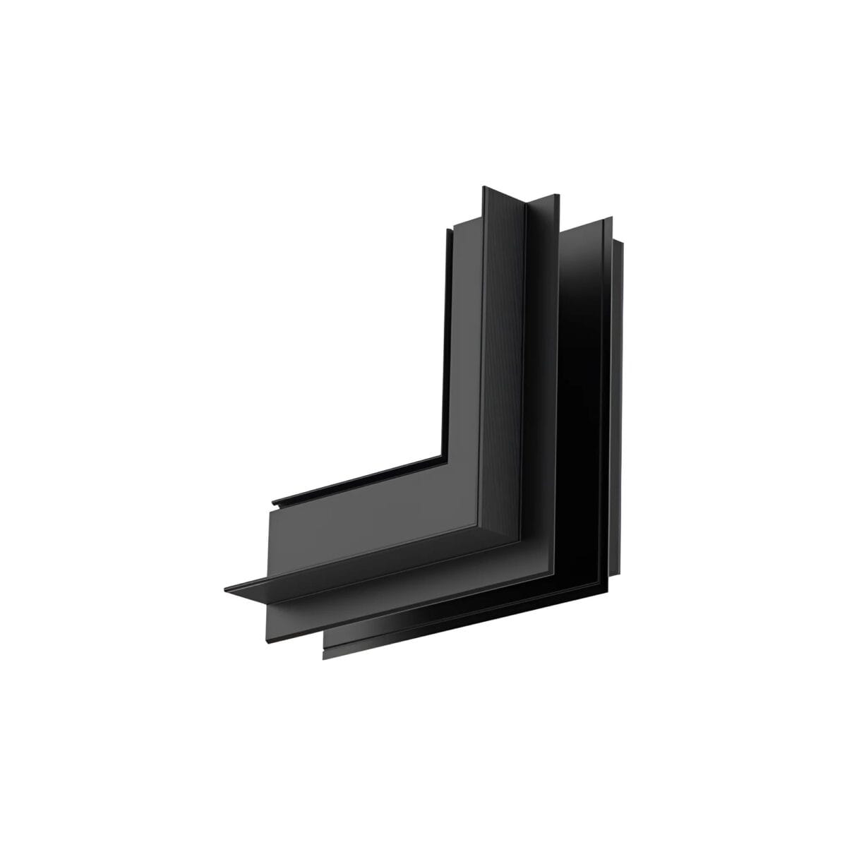 Colțul exterior vertical pentru șină magnetică încastrată este utilizat pentru schimbarea direcției traseului de iluminat la 90° pe exteriorul unui colț.