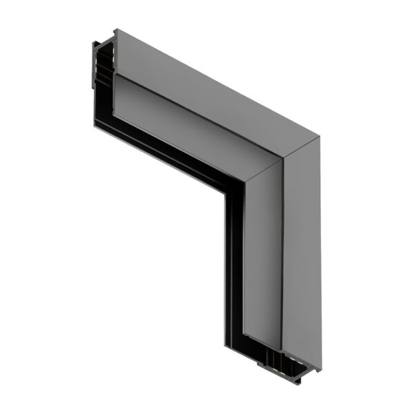 Conector colt in L, Aplicat, pentru sina magnetica, sus si jos, 10 mm Milagro ML2183