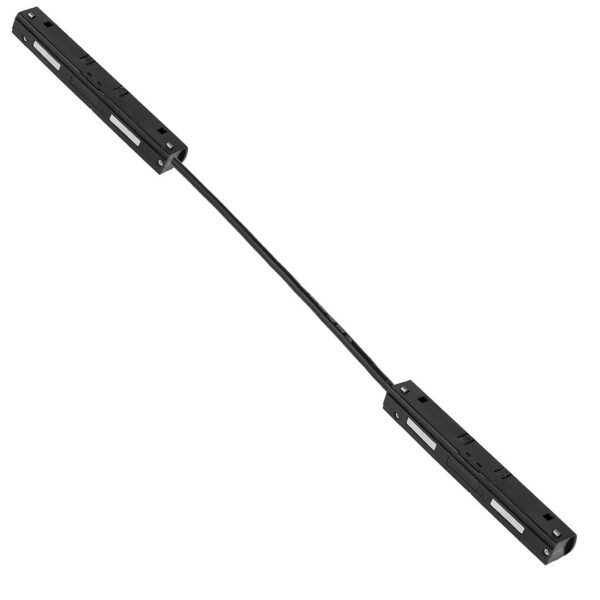 Conector dublu cu cablu de 20 mm pentru sina magnetica, negru Milagro ML6636