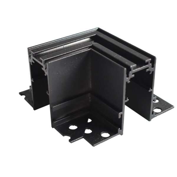 Conector L lateral, incastrat, pentru sina magnetica de 20 mm Milagro ML6632
