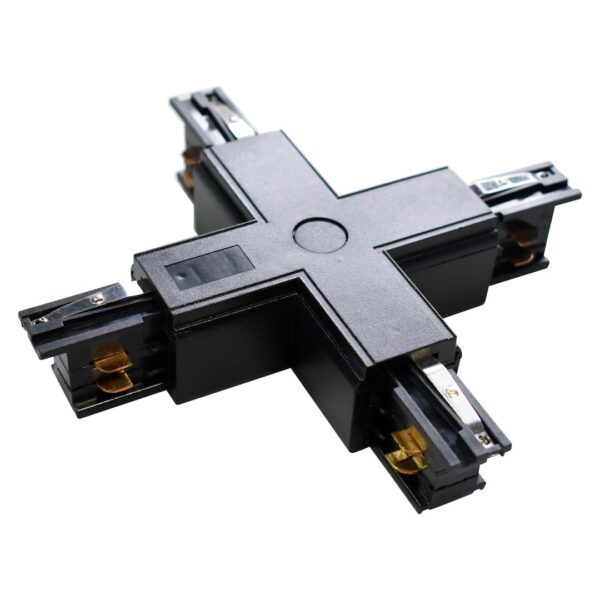 Conector sina, negru, 3 circuite, tip cruce Milagro ML7098
