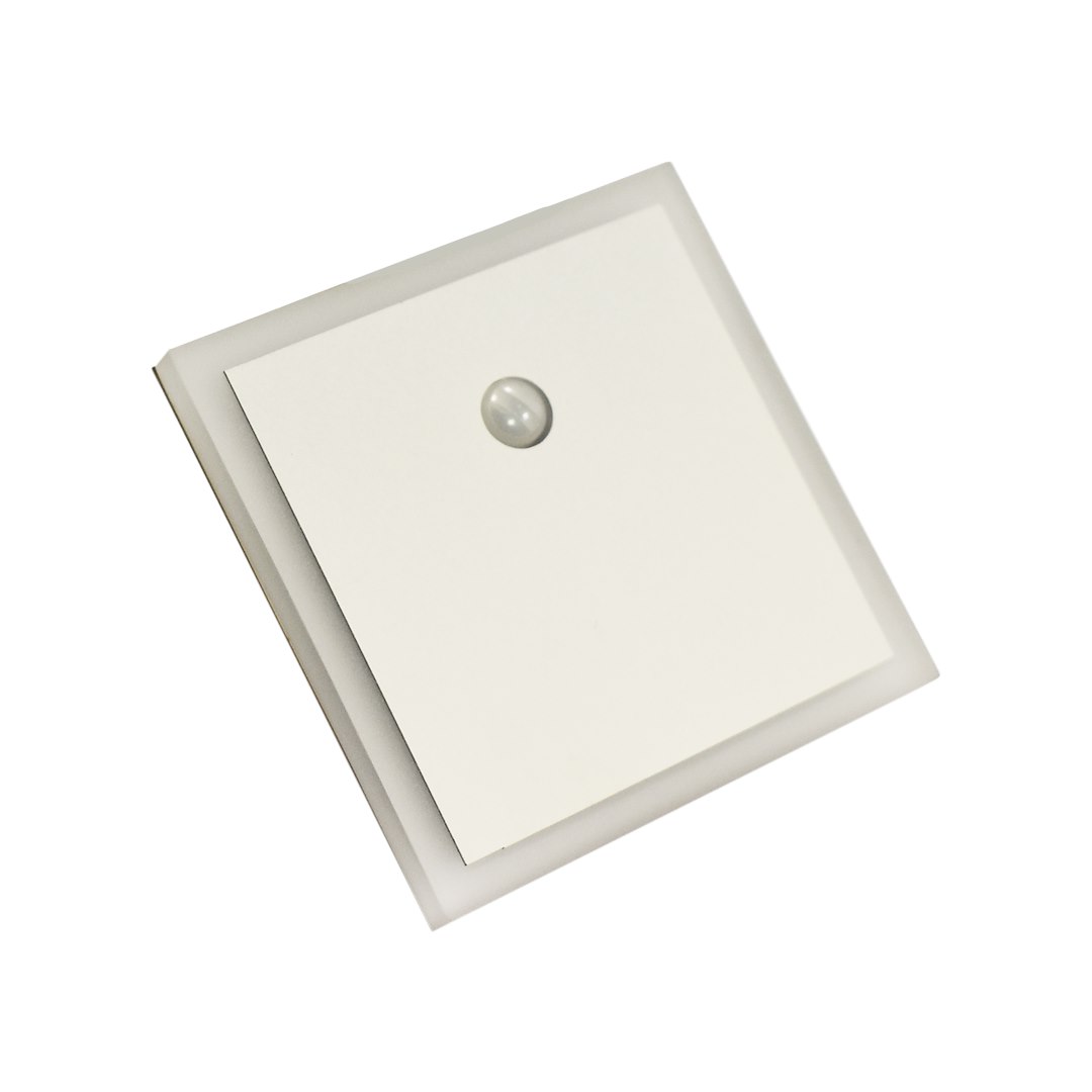 Corp de iluminat pentru scari Evo, lumina neutra 4000K, 12V, cu senzor de miscare, alb Milagro EKS7073