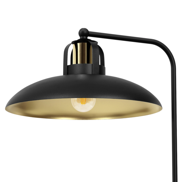 Lampa de birou Felix, negru/auriu, 1XE27 Milagro MLP8908