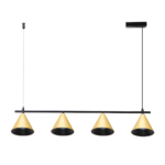 Lampa suspendata aurie Cone – GU10 4X10W IP20