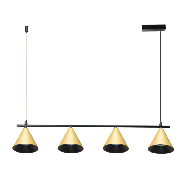 Lampa suspendata aurie Cone – GU10 4X10W IP20