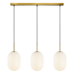 Lustra aurie cu becuri Alias – E14 3X40W IP20 L830mm