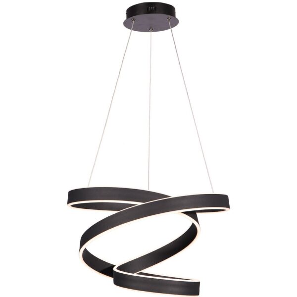 Lustra neagra Andromeda – LED 100W 4000K IP20 D500