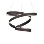Lustra neagra Andromeda – LED 100W 4000K IP20 D500