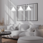 Lustra alba cu becuri Capital – GX53 3X11W IP20 L1100mm