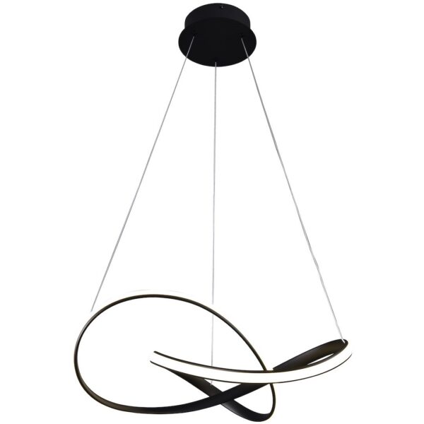 Lustra LED neagra Cappio – 36W 4000K 2160Lm IP20 D600