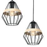 Lustra Cliff, negru, 3XE27 Milagro MLP5525