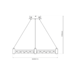 Lustra Elegance – LED 36W 4000K 2300Lm IP20