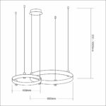 Lustra Elegance – LED 72W 4000K 4600Lm IP20
