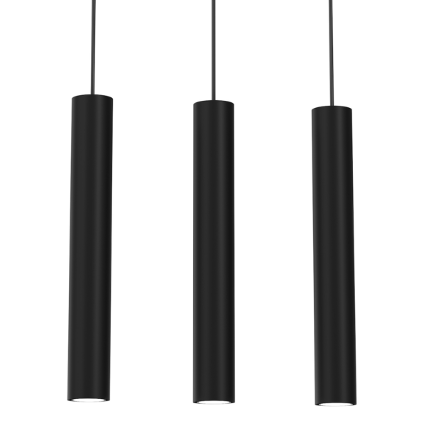 Lustra Hudson, negru, 3XGU10 Milagro MLP8792