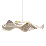 Lustra LED aurie Largo – 16W 4000K 1300Lm IP20 D500