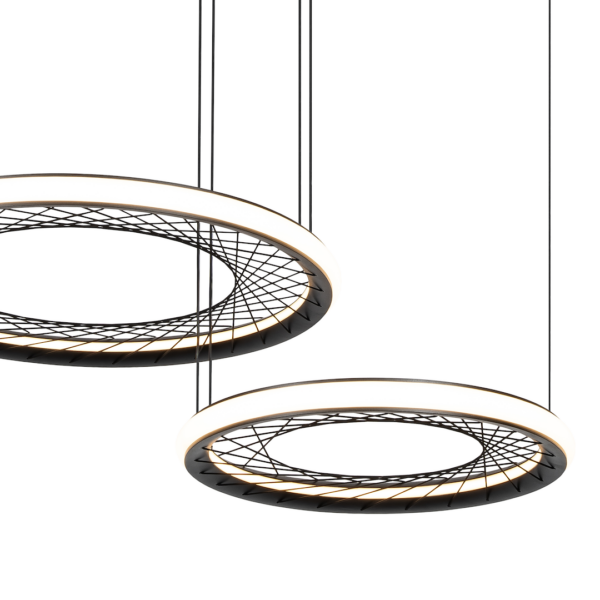 Lustra Nest, 77W LED, 61 + 41 cm Milagro ML0525